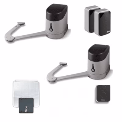 HYKEKIT 24V - HYKEKCE KIT PER CANCELLI A BATTENTE CON ANTE FINO A MAX 3,5 MT. NICE