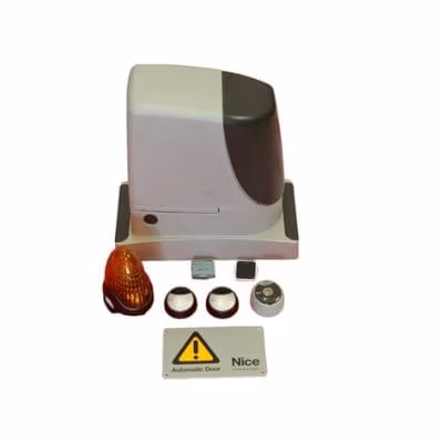 Nice - Set Completo Composizione Run2500 220V Per Cancelli Scorrevoli Fino A Max 2500 Kg.