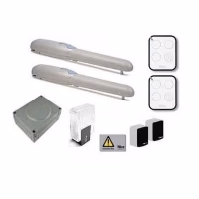 WINGO4KITBD 220V - WINGO4BDKCE KIT PER CANCELLI A BATTENTE CON ANTE FINO A MAX 2 MT. NICE