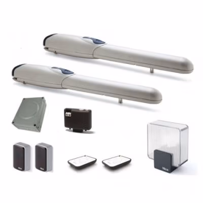 WINGO5KITBD 220V - WINGO5BDKCE KIT PER CANCELLI A BATTENTE CON ANTE FINO A MAX 3,5 MT. NICE