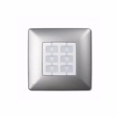 Niceway - Opla - Wsa Placca A Parete Quadrata Alluminio Nice