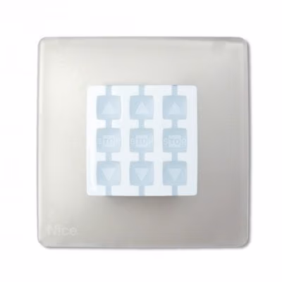 Niceway - Opla - Wst Placca A Parete Quadrata Trasparente Neutra Nice